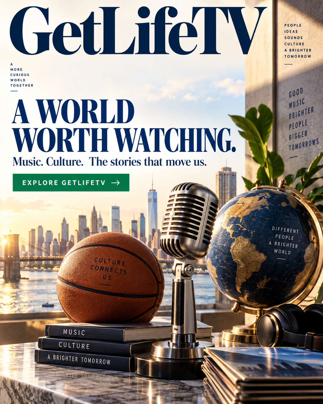 GetLife First Look editorial cover concept