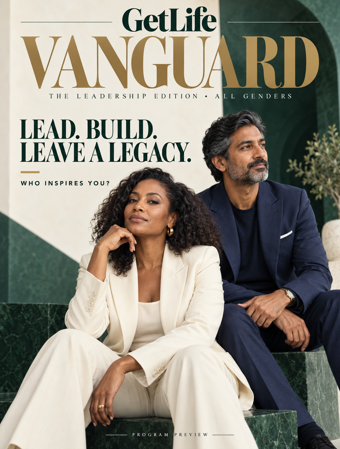 GetLife Vanguard editorial cover concept